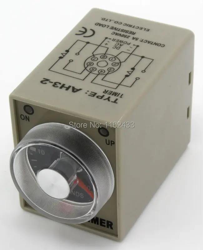Baomain AC 110V AH3-3 Time Delay Relay Solid State Timer 8 Pins 60s With Socket Ruvbg0nrufzhqlzx