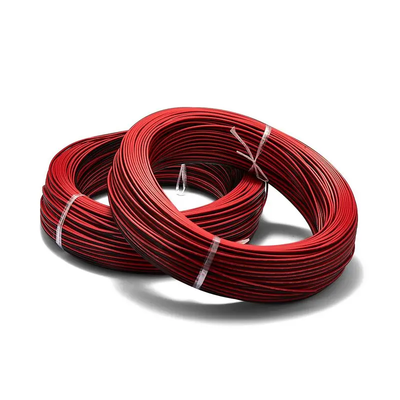

22AWG 2 Pin Electric Wire 300m Tinned Copper Wire 3528 5050 LED Strip Extension Cable For LED Controller SM JST Connector