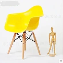 Детские стулья Детская мебель пластик+ твердые деревянные ножки детский стул для детского сада горячая новинка модное качество