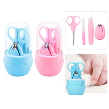 Горячая распродажа ребенок младшего возраста младенец пальчиковые кусачки для ногтей ног ножничный резак безопасный маникюрный набор средство ухода за младенцем