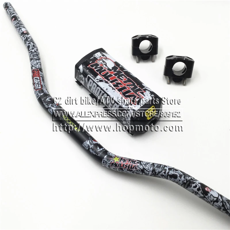 Crf klx用のバイクハンドルバーパッド,楕円形のバーパッド,1〜1/8 Crf klx用のバイクハンドルバーパッド,楕円形のバーパッド,1〜1/8