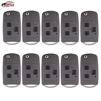 

KEYECU 10 Pcs/lot 3 Button Replacement Foldable Remote Key Shell Case for Lexus IS200 GS300 LS400 RX300 with Uncut TOY48 Blade