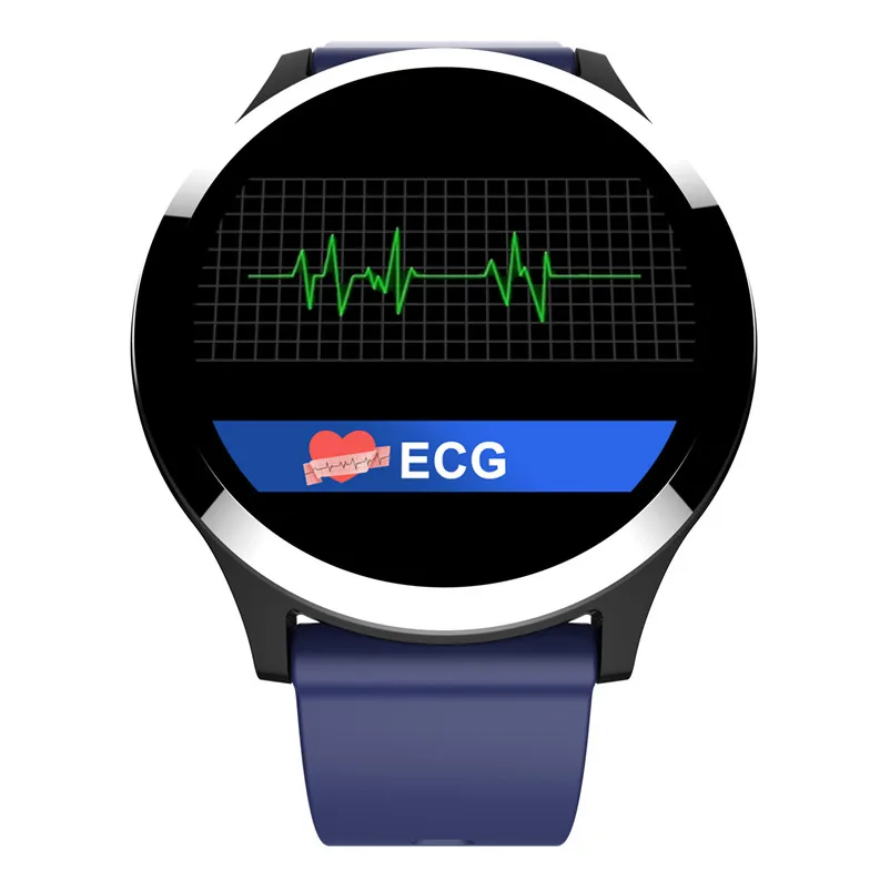  2019 Interpad New Android iOS Smart Watch ECG PPG Blood Pressure Heart Rate Monitor Smartwatch For 