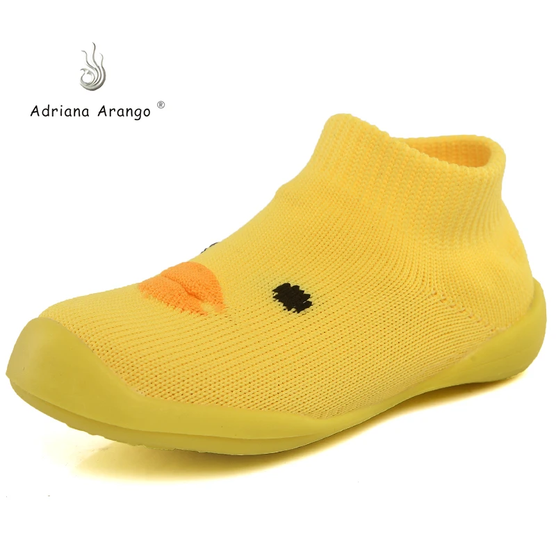 

Adriana 2019 NEW Children's Knitted Casual Shoes Shorts Single Boots Comfortable Socks Shoes Flying Woven Duck Boots