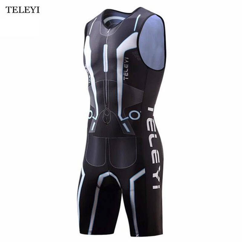 Триатлон Велоспорт Джерси Ropa Ciclismo цельный мужской компрессионный велосипедный