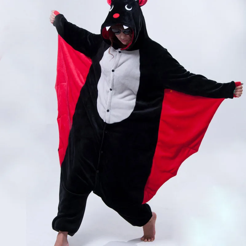 

Adult And Child Animal Onesie Pyjamas Party Costume Sleepsuit Anime Bat Pajamas Sleepwear Cosplay