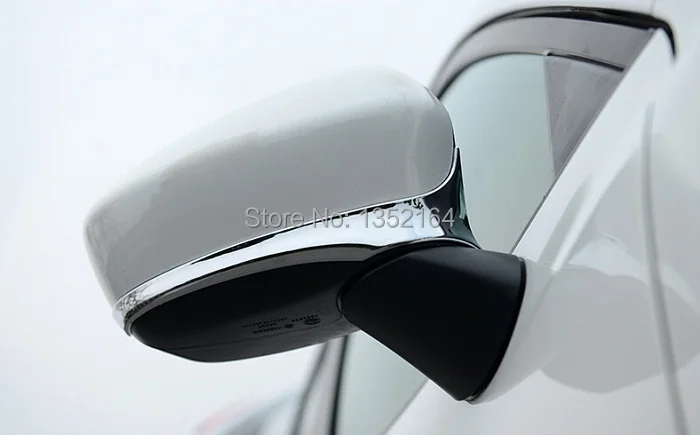 Авто зеркало заднего вида отделка наклейка для Mazda CX-5 cx 5 2012 2013, ABS хром, 2 шт./партия, Стайлинг автомобиля