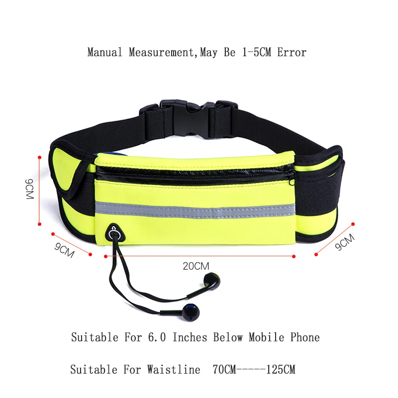 Yipinu Running Waist Bags  Pouch Belt  Mobile Phone Case Camping Hiking Run
