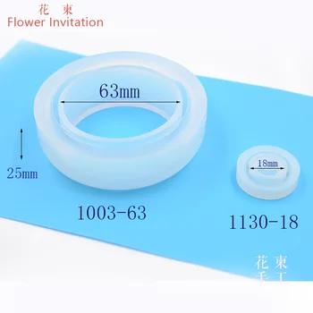 

Flower Invitation Mold bag handmade transparent silicone manual DIY mold resin mold jewelry bracelet mold
