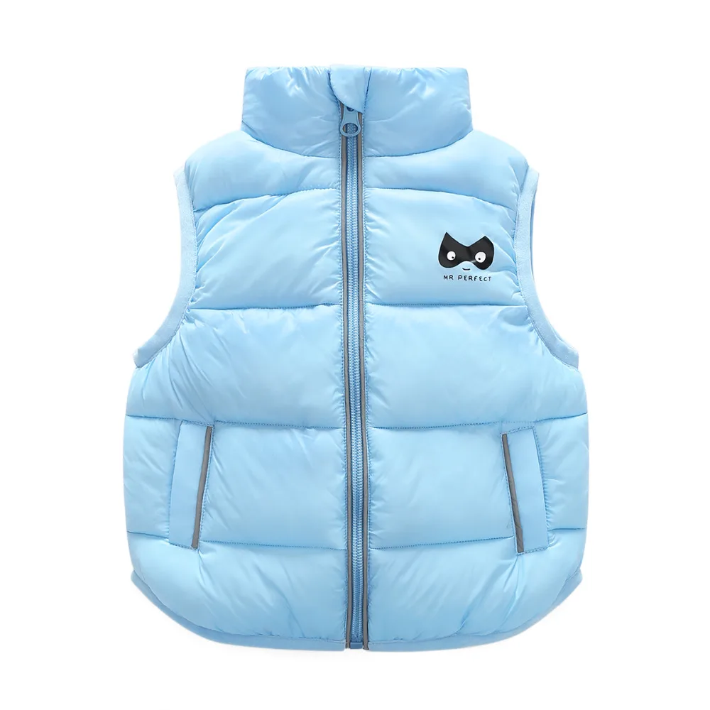 9M 3T Years kids vest Baby girl boy waistcoat kids boys 4 Solid Color