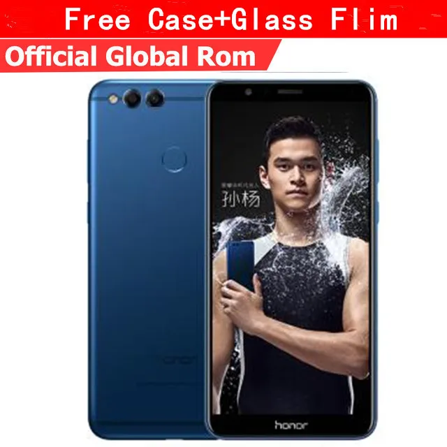 Оригинальный мобильный телефон Honor 7X 4G LTE Kirin 659 на базе Android 7 0 полный экран 5 93