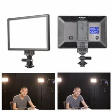 SUPON L122T 3300~ 5600K светодиодный накамерный светильник для видеосъемки студийный светильник ing для фото youtube(только светодиодный светильник