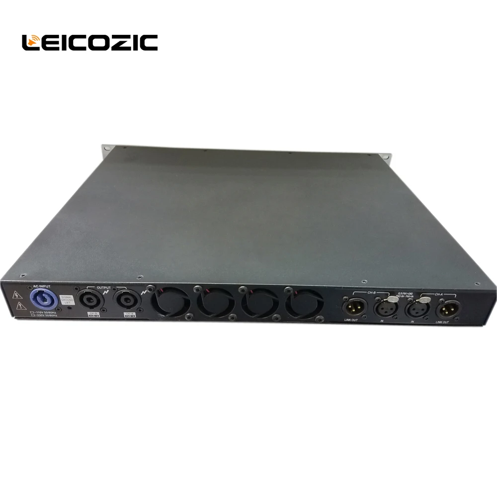 Leicozic цифровой усилитель 1U Touring Amps Live Sound 2 канала профессиональный 1050 Вт 4 Ом amp stage