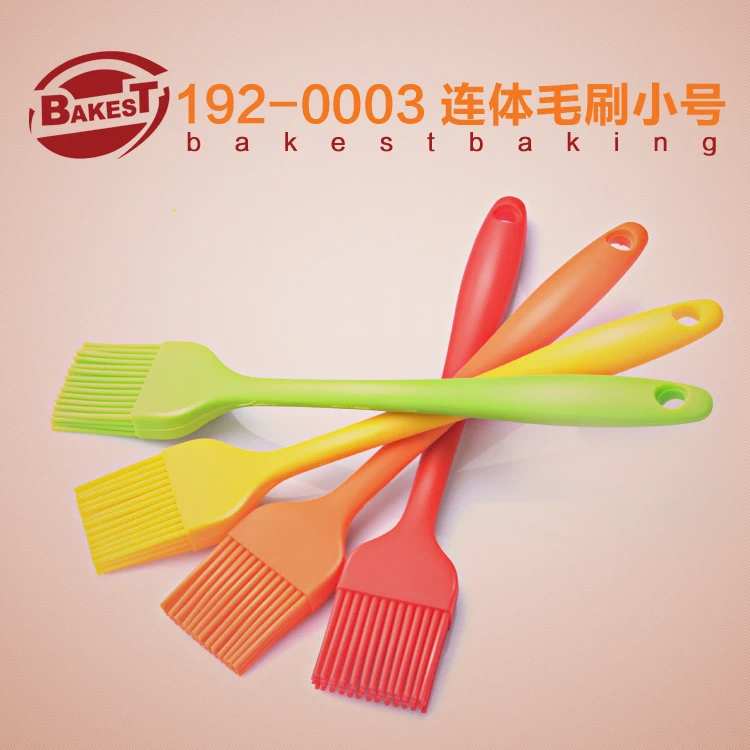 

BAKEST 2pcs per lot Samll Size Pastry Silicone Brushes Cake Baking Tools