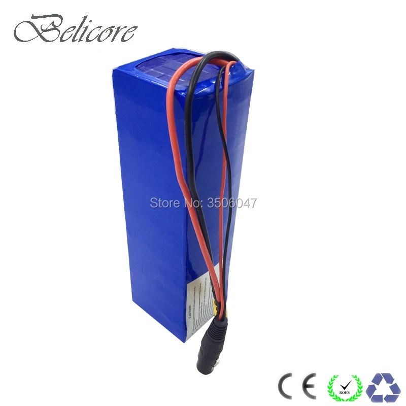 Discount Free shipping Customized 14S4P 18650 51.8V li-ion battery pack 52V 10Ah 11.6ah 12ah 12.8ah 13ah 14ah with 58.8V 2a charger 0