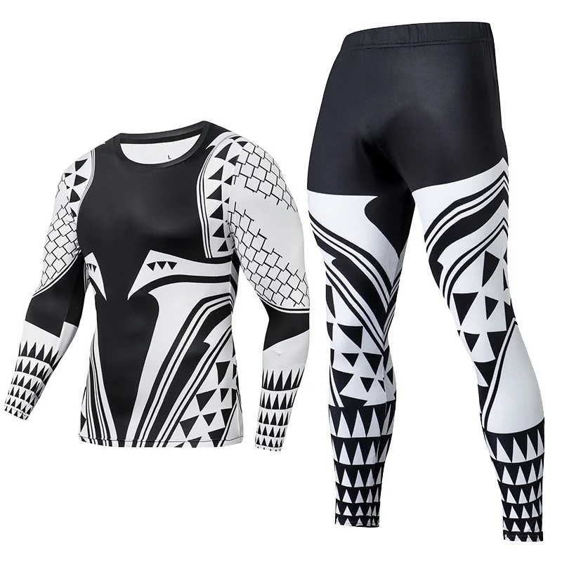 Comprar 2019 nueva llegada moda Jogging entrenamiento 2 piezas chándal hombres anti pilling anti desvanecimiento gimnasio ropa funny conjuntos de cosplay
