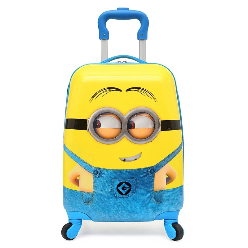 

16"18" carry-on Kids Suitcase Children cartoon Travel Trolley Suitcase wheeled for girls Rolling luggage bags case Pull Rod Box