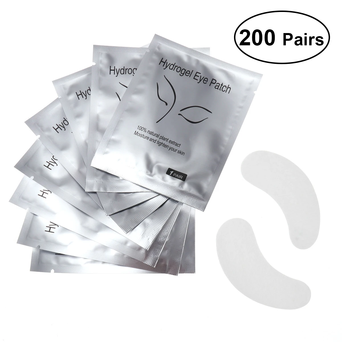 

ETEREAUTY Eyelash Extension Pads Lint Free Eye Gel Patches Makeup Eye Mask for DIY Makeup