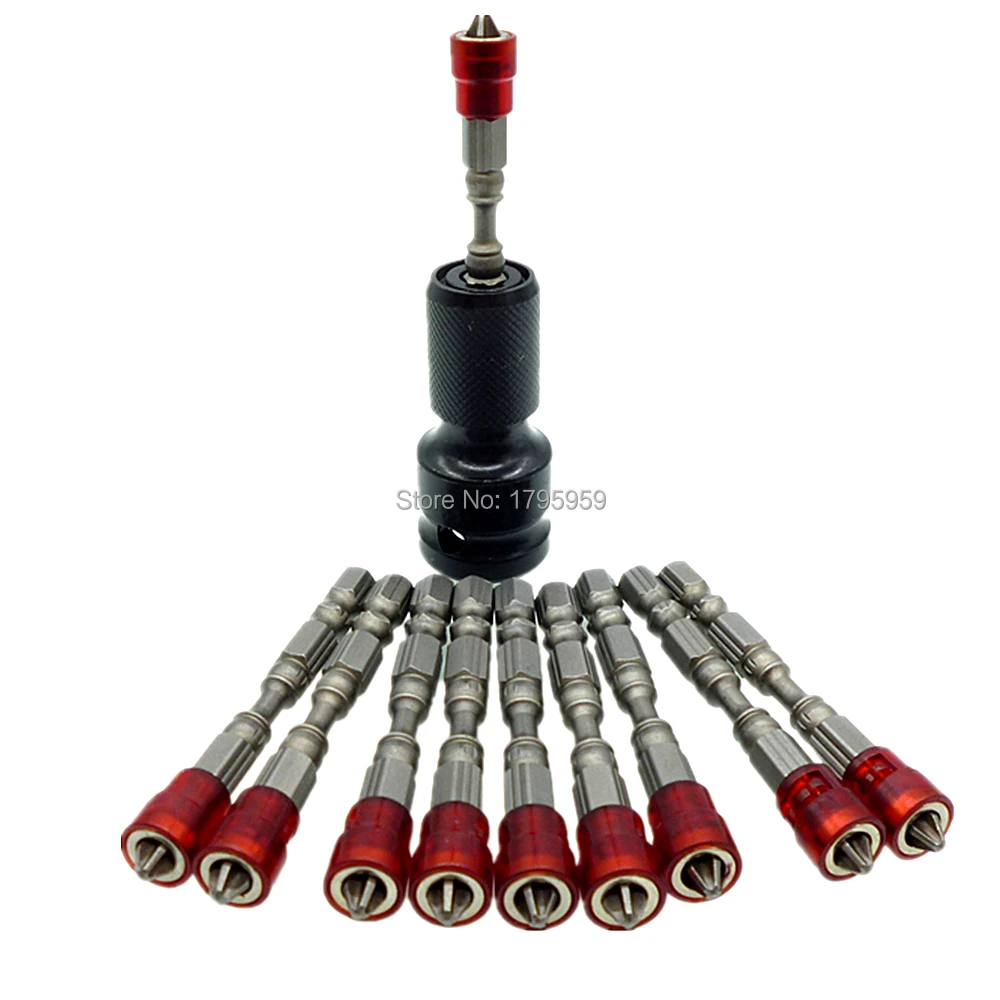 10pcs 65mm Drywall Screw Driver Phillips Screwdriver Bit With Impact