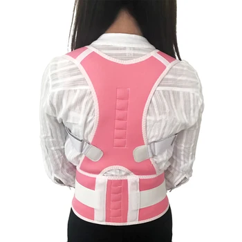 

Male Female Adjustable Magnetic Posture Corrector Corset Back Men Brace Back Belt Lumbar Support Straight Corrector for Posture