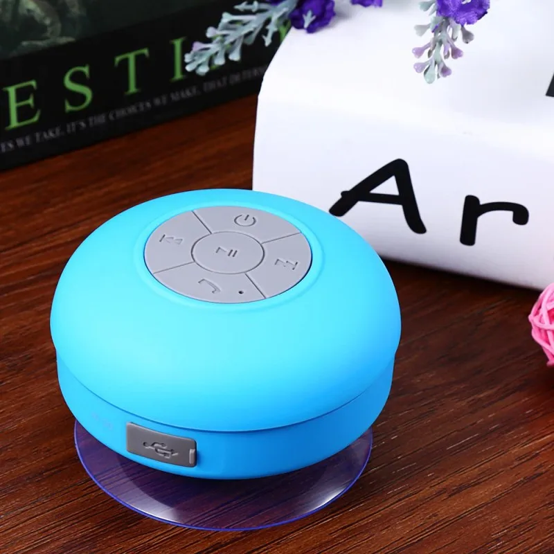 

Wireless Portable Mini Bluetooth Speaker Waterproof Handsfree Music Sound Water Car Speakers Resistant Bathroom Shower Bar