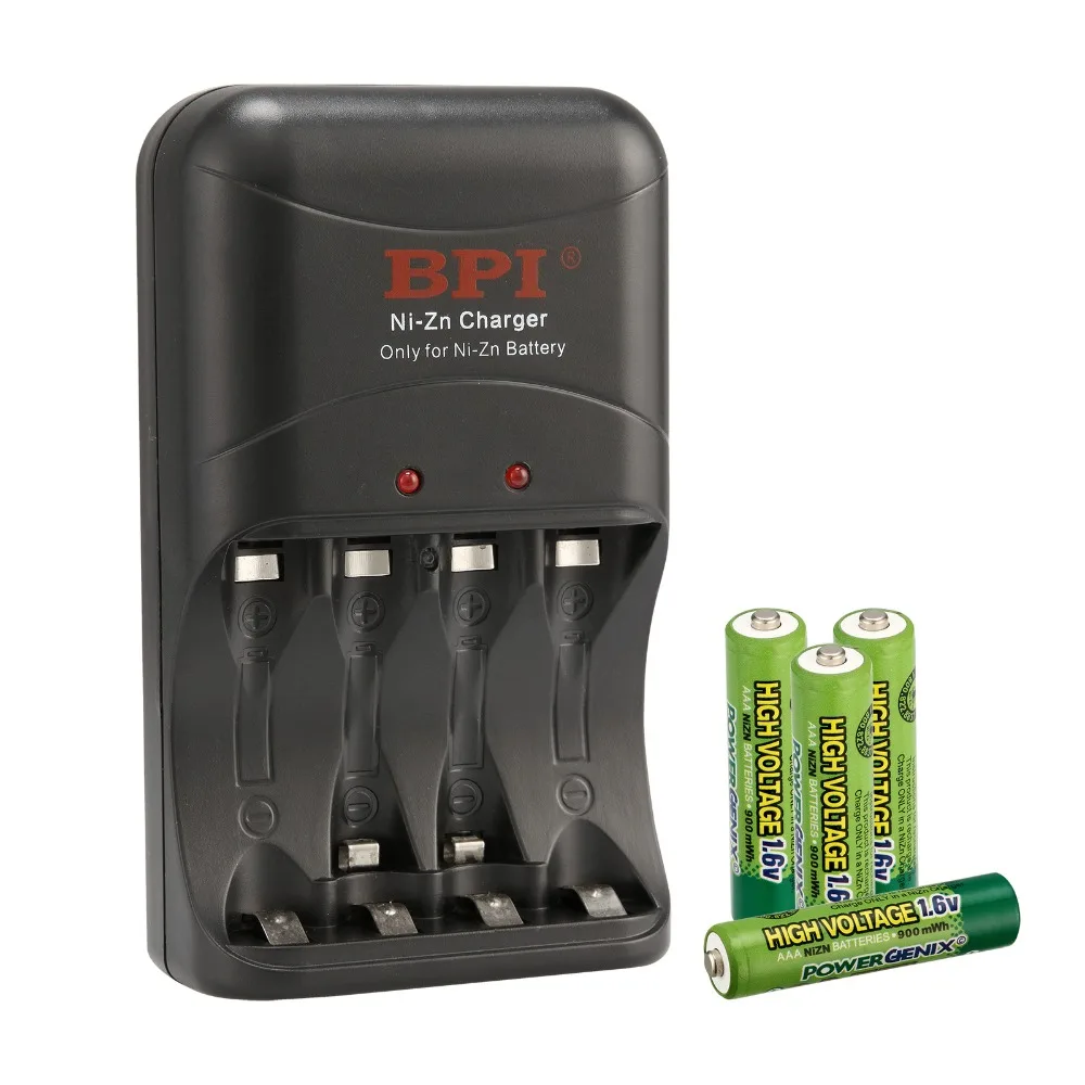 5pcs Set 4 pcs 900mAh 1.6V AAA NiZn Rechargeable Battery