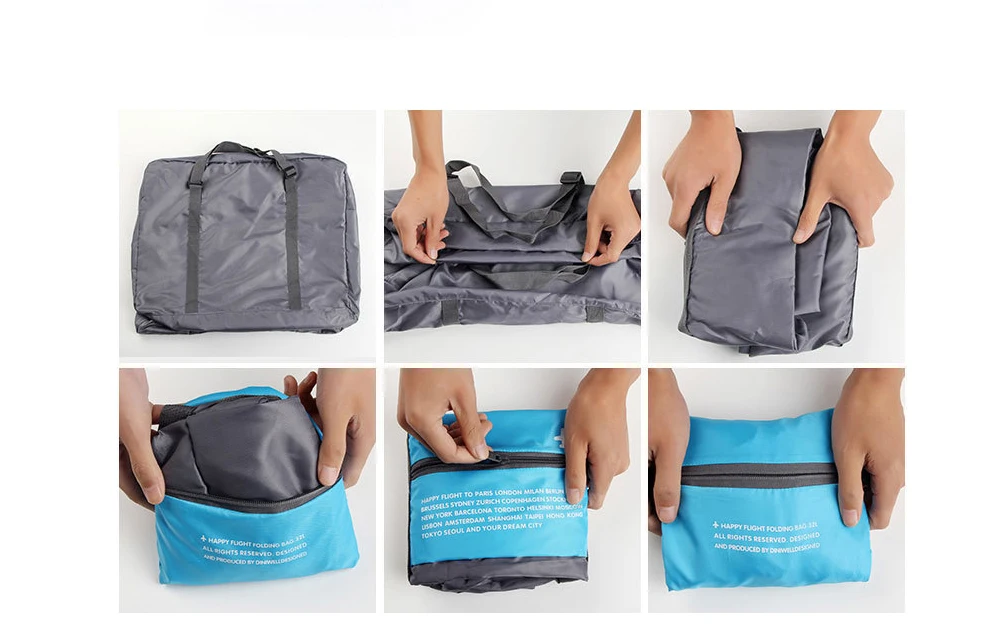 Складная дорожная сумка для хранения, органайзер, большая вместительность, дорожная сумка для багажа, водонепроницаемая сумка для упаковки, большой размер, дорожная сумка, переносная сумка