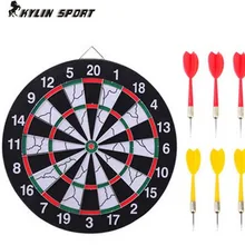 Дартс широкополосная сеть Крытый 15 дюймов Спорт двойной целевой Дартс Магнитная ворсистая доска для Дартс двойной утолщение для оптовой и бесплатной