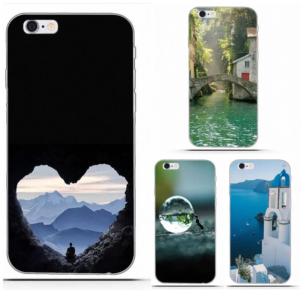 

Luxury Protector Phone Case For Huawei Honor 4C 5A 5X 6A 6C 6X 7X 9 V8 V10 Mate 7 8 10 P9 P20 Pro Lite Play wonderful scenery
