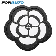 Автомобильный Противоскользящий коврик, нескользящий коврик Camellia, автомобильный липкий орнамент, аксессуары для мобильного телефона, gps, украшение для салона автомобиля, приборная панель