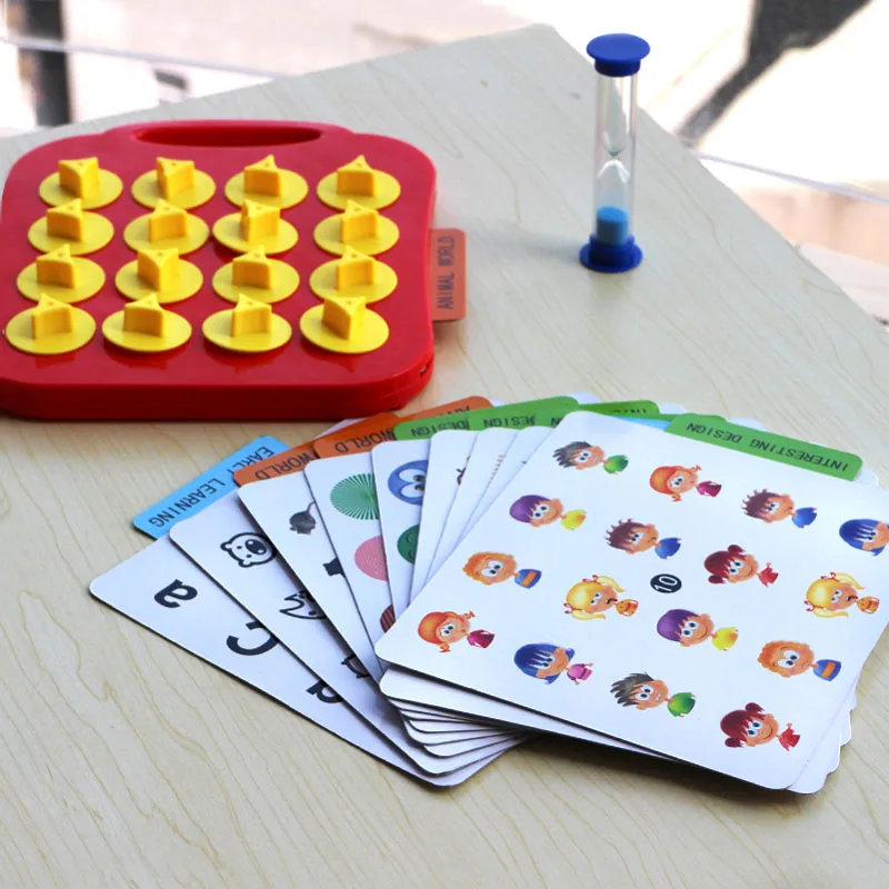 

Children Toys Memory Training Matching Pair Game Interactive Parent Child Link Up Chess Kids Early Education Toy Gift YH