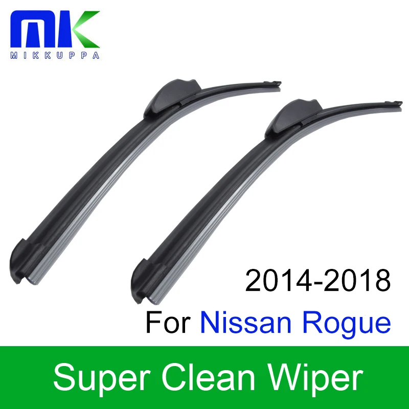Mikkuppa Front And Rear Wiper Blades For Nissan Rogue 2014 2015 2016