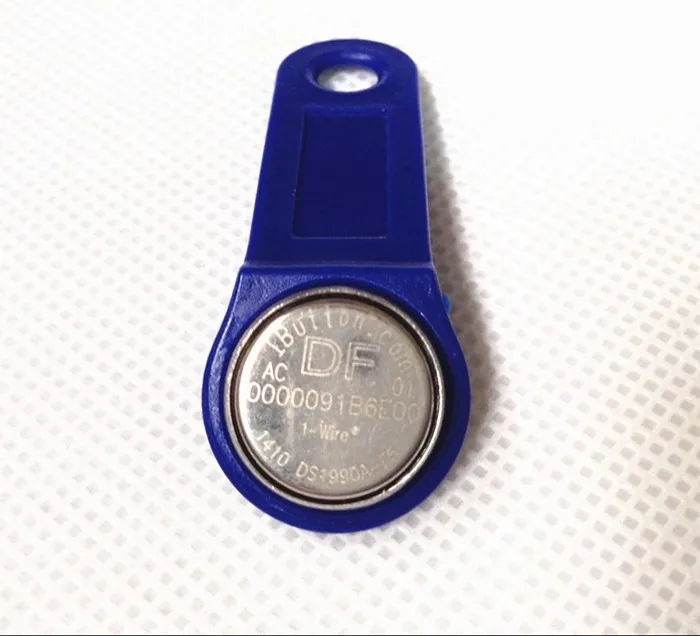 50 шт. Dallas ds90a DS1990 F5 iButton I-Button электронный ключ IB tag карты Fobs синяя ручка