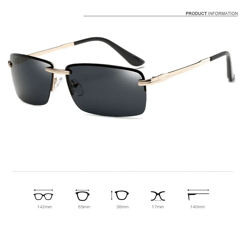 Модные брендовые дизайнерские HD поляризационные солнцезащитные очки, мужские полароидные линзы, UV400, для вождения, металлическая оправа, мужские солнцезащитные очки, gafas De Sol