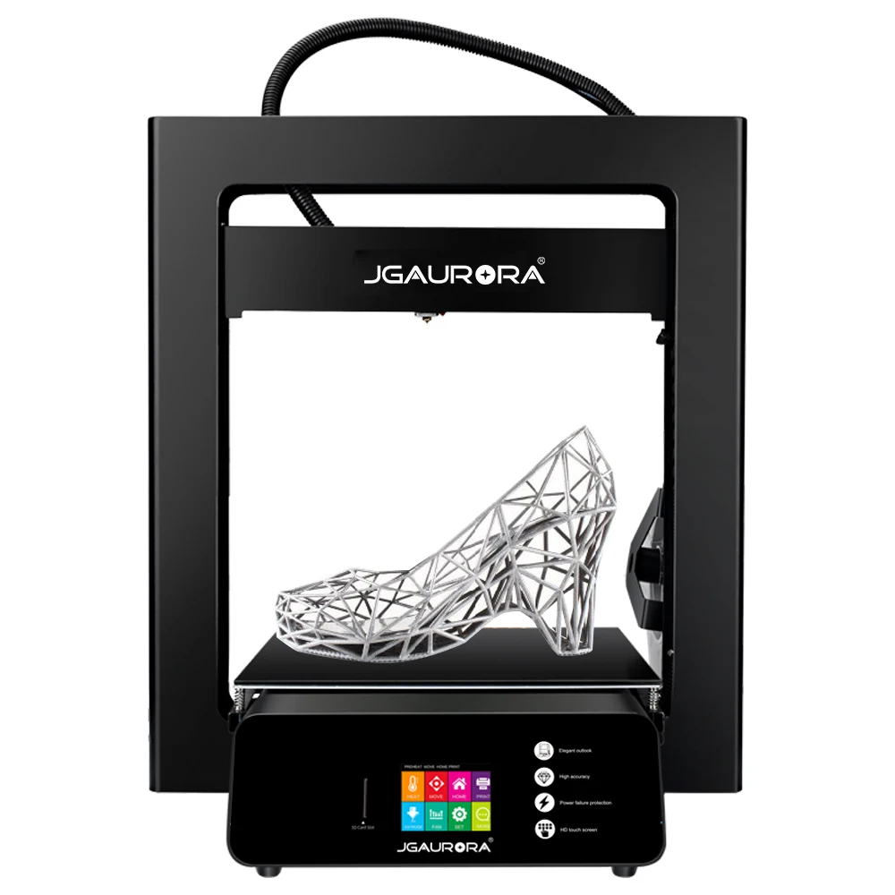 JGAURORA A5 Улучшенный A5S 3d принтер большой размер 305X305X320 мм цветной сенсорный экран Печать накаливания