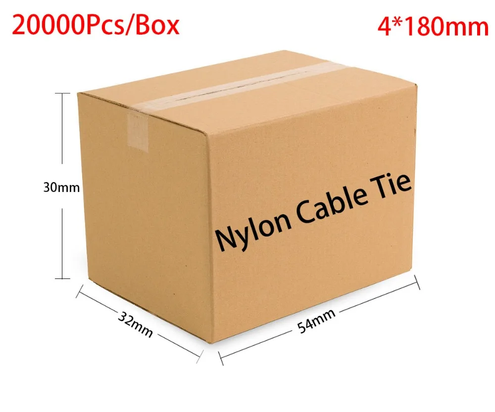 

20000pcs/Box 4*180 4x180 width 3.6mm Self-Locking White Black Red Blue Yellow Green Nylon Wire Cable Zip Ties.Cable Ties