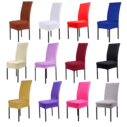 

Dining Chair Covers Spandex Stretch Dining Room Chair Protector Slipcover Decor