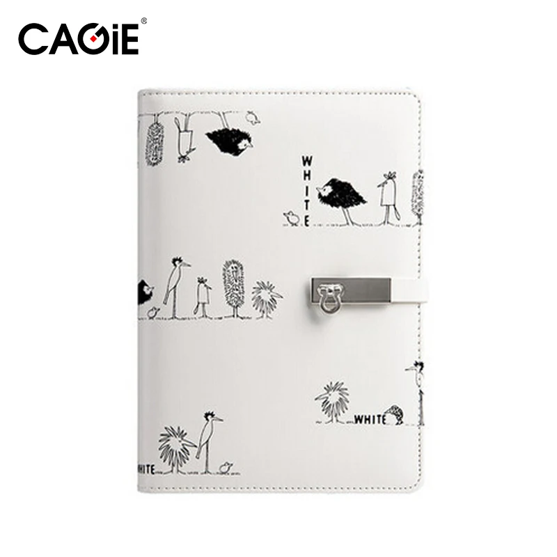 CAGIE Cute Travelers Notebook Refill a5 Binder Personal Diary Spiral Filofax a6 Planner Dividers Leather Organizer Agenda