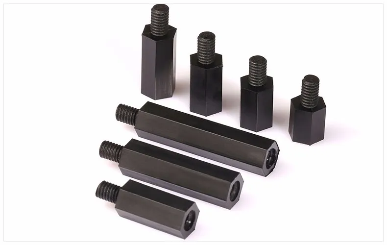 Nylon column standoff spacer external hex Single head isolation columm