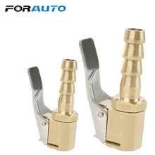 1 шт. латунные шины клапан воздушный насос штуцер высокого качества автомобильный бандаж колеса грузовика вентилятор разъем 6 мм 8 мм зажим