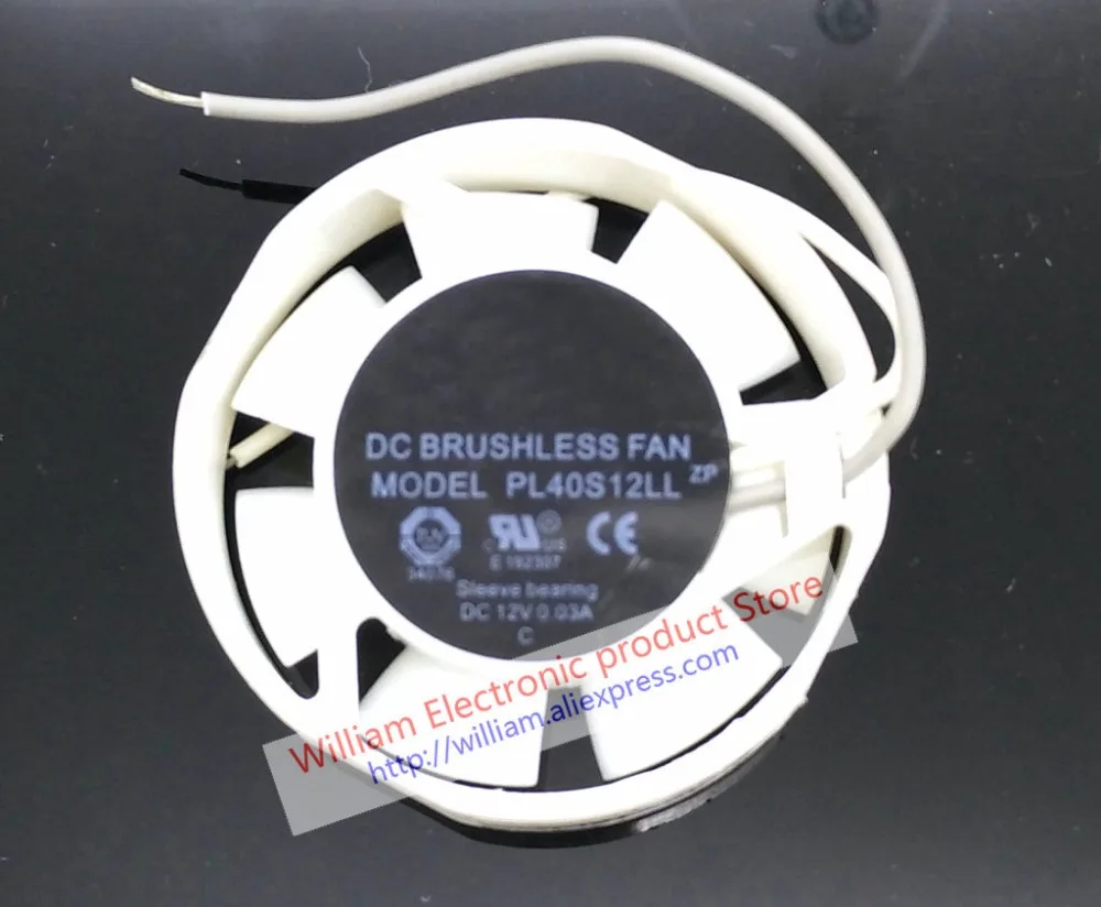 New Original PL40S12LL DC12V 0.03A 40*40*10MM 2Lines Mute Computer ...