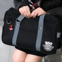 Хэллоуин игры персона 5 P5 Shujin Гакуэн реальные школьная сумка с рисунком из аниме форма сумки на плечо