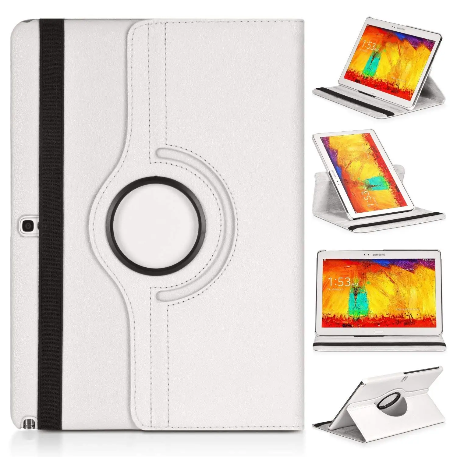 

Cover For Galaxy Note 10.1inch 2014 vision 360 Degree Rotating Flip PU Leather Case Tablet Cover for Samsung Note 10.1 SM-P600