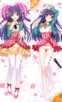 

Anime Nourin Characters sexy girl Kinoshita Ringo & Nakazawa Minori otaku Dakimakura throw pillow cover hugging body pillowcase