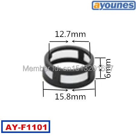 100 штук запчасти автозапчасти топливный инжектор фильтр для Nissan JS50-1 5907(14*15,7*18 мм, AY-F1120