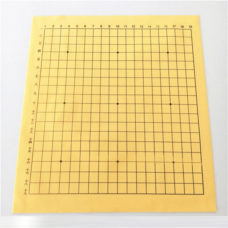 

BSTFAMLY Go Chess 19Road Chessboard 44cm*47cm*0.1cm Back is Chinese Chessboard Old Game of Go Weiqi International Checkers LB31