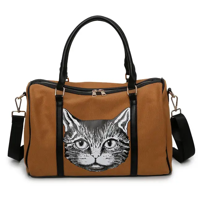 cat duffle bag