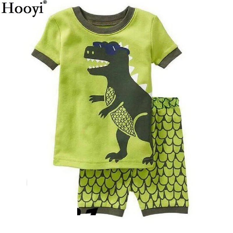 Pijamas Camisetas Y Pantalones Cortos Pijama De Dinosaurio Para Ninos Y Ninos Juegos De Pijama Para Bebe Pijamas Dos Piezas Ropa Appytherapy Com