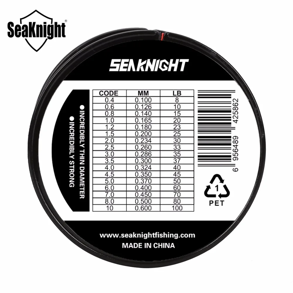 SeaKnight 300 м три-Посейдон серия плетеная леска Япония PE плетеные лески 8LB-60LB рыболовные снасти