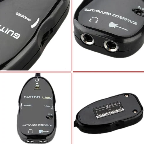 Online 10X Cable de guitarra al por mayor adaptador de Cable de conexión de interfaz USB para MAC PC accesorios de grabación para reproductores de guitarra